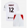 AC Milan Adrien Rabiot #12 Bortedraktsett Barn 2026-27 Kortermet (+ korte bukser)